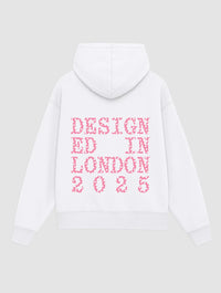 designed in london hoodie - In Print We Trust