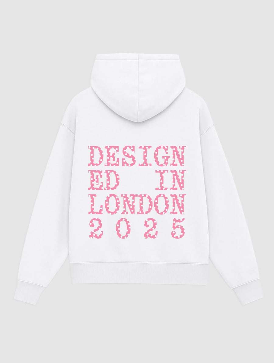 designed in london hoodie - In Print We Trust