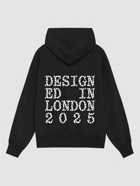 designed in london hoodie - In Print We Trust