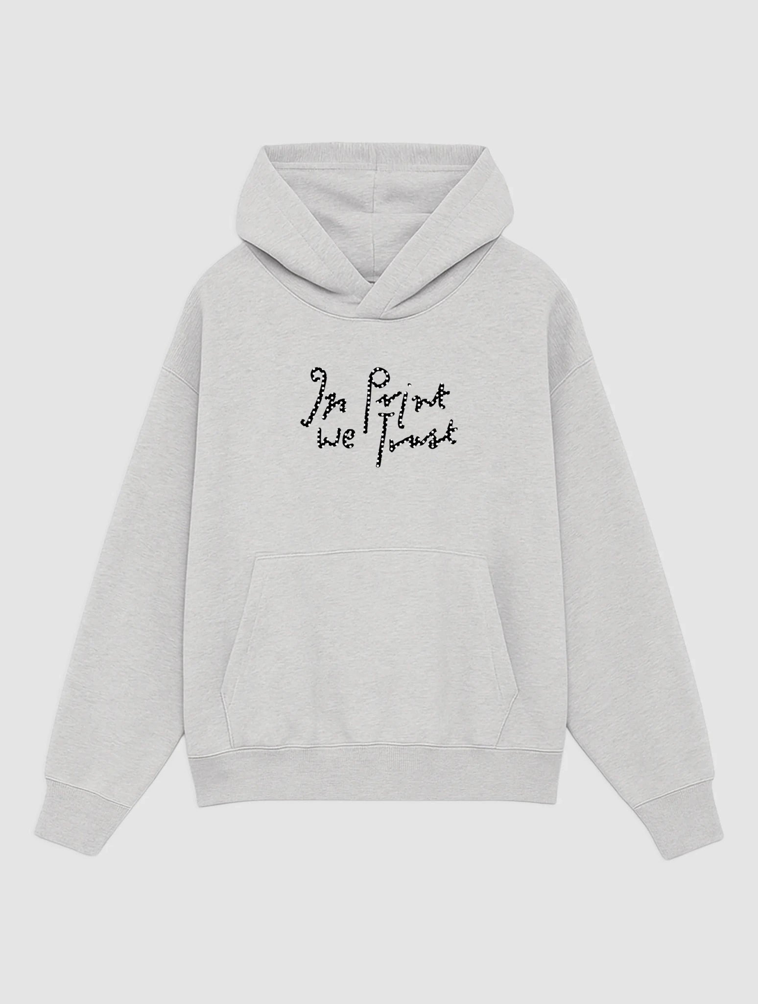 designed in london hoodie - In Print We Trust