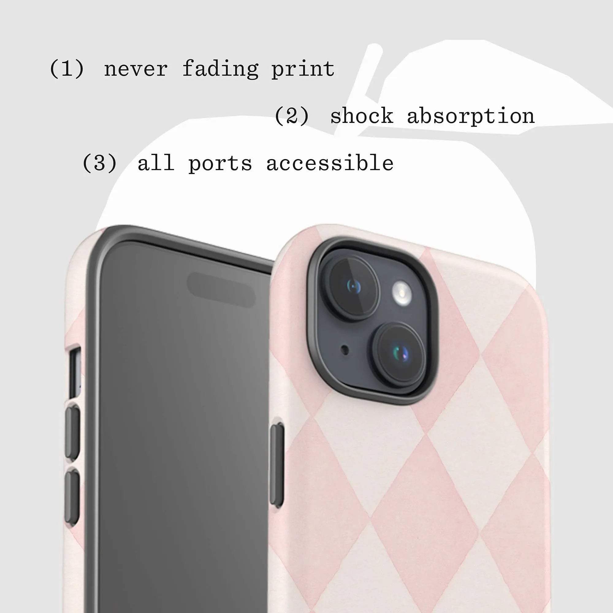 diamond tough iPhone case - In Print We Trust