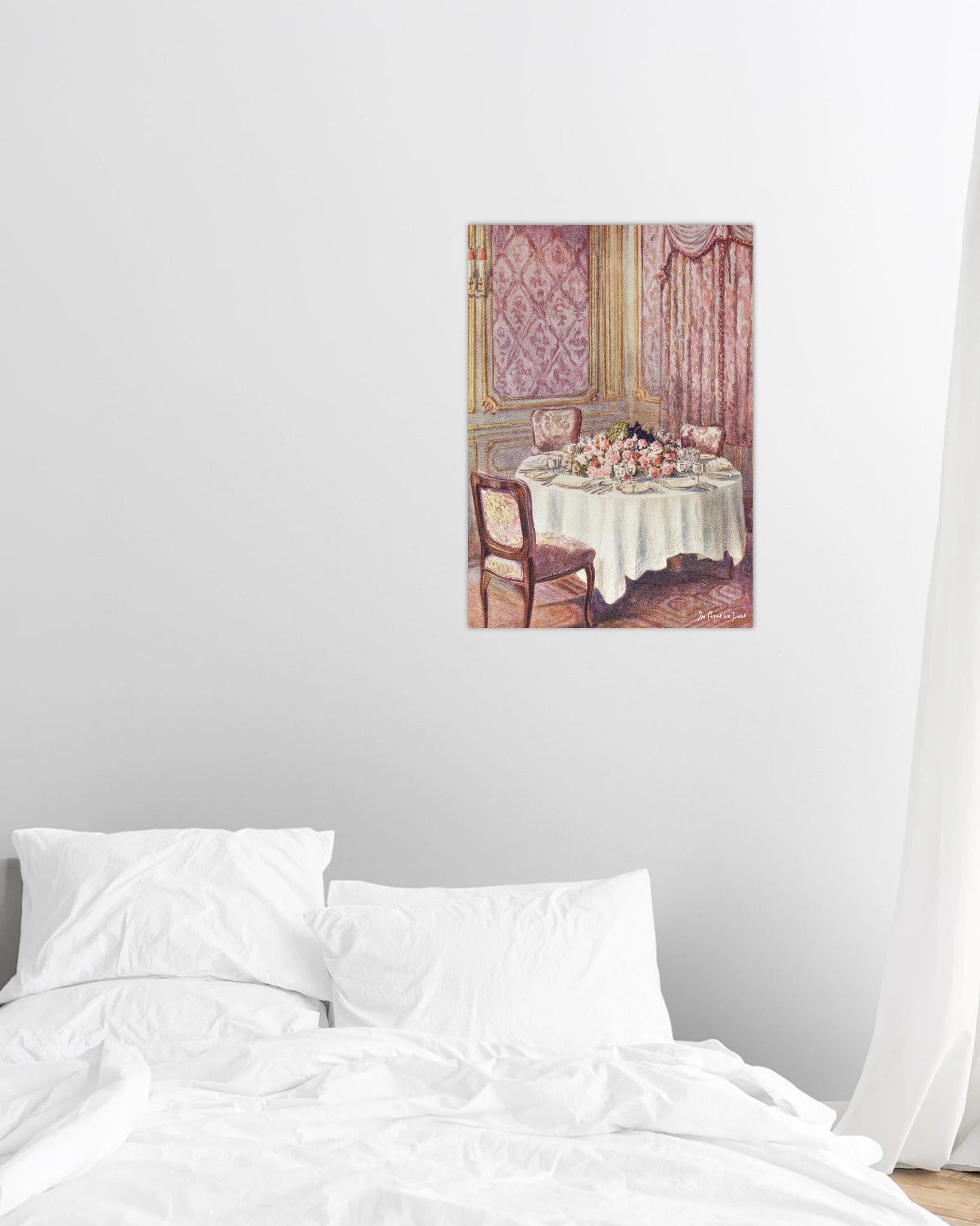 dinner print - In Print We Trust