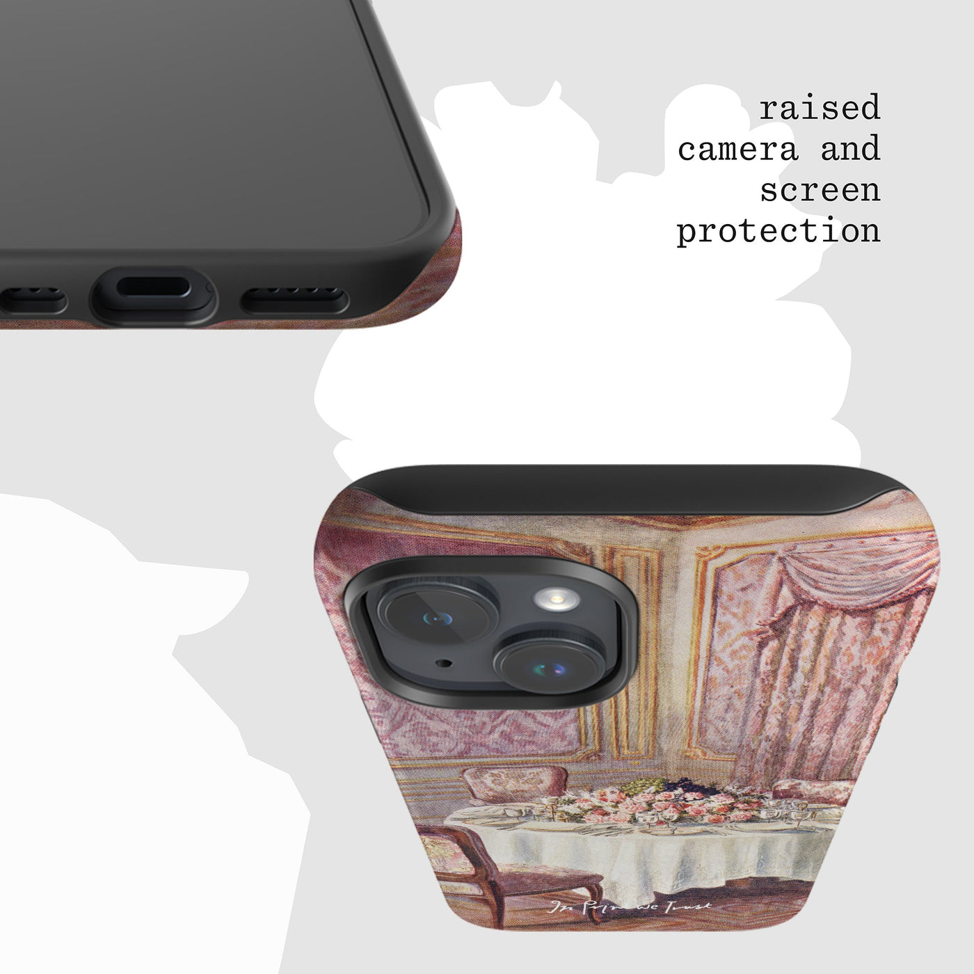 dinner tough iPhone case - In Print We Trust