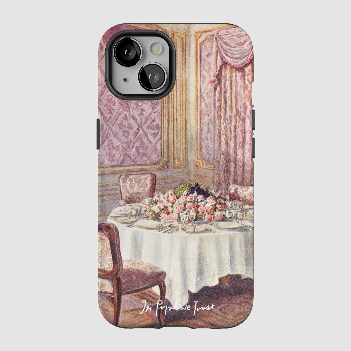 dinner tough iPhone case - In Print We Trust