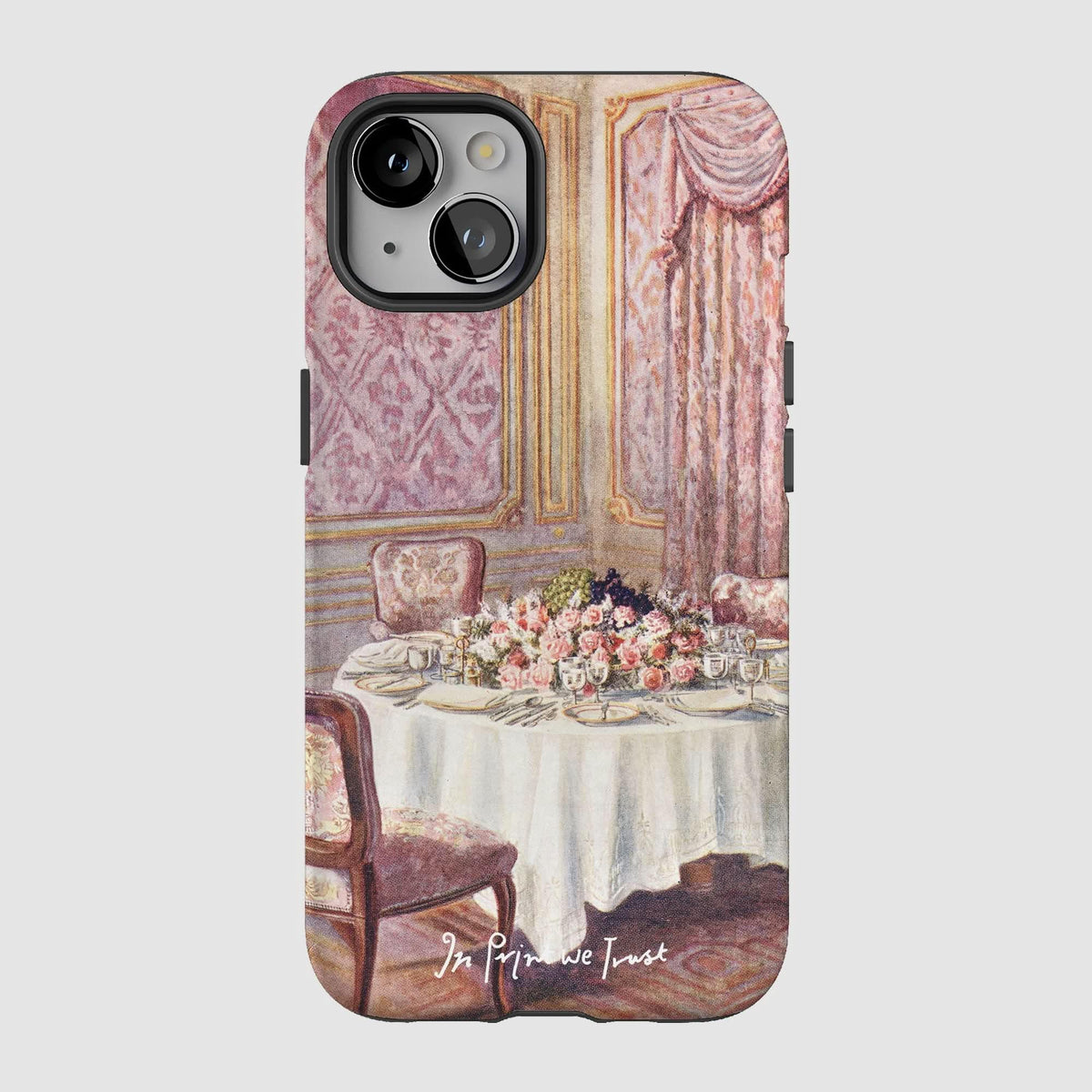 dinner tough iPhone case - In Print We Trust
