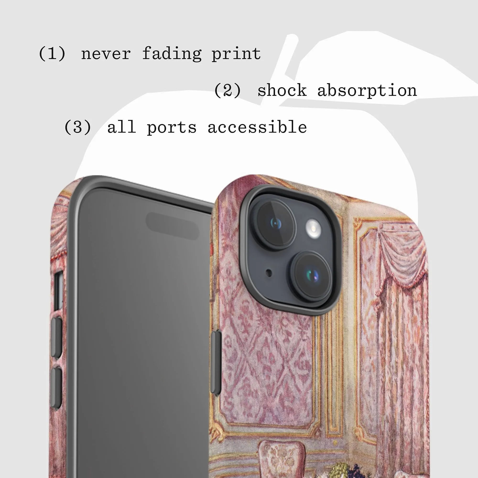 dinner tough iPhone case - In Print We Trust