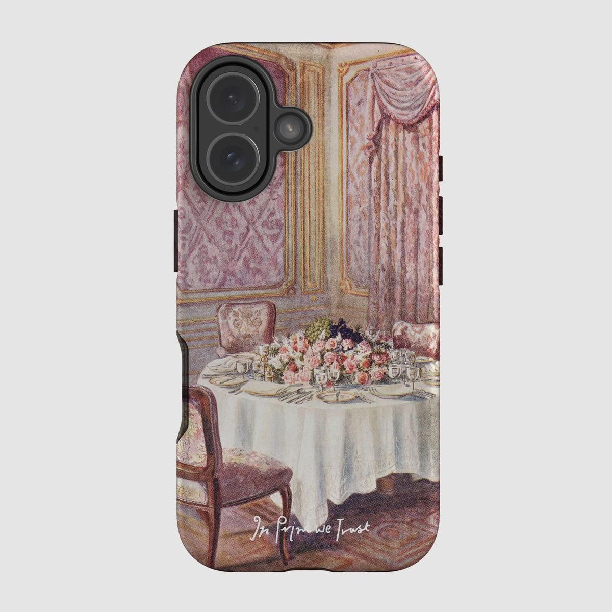 dinner tough iPhone case - In Print We Trust