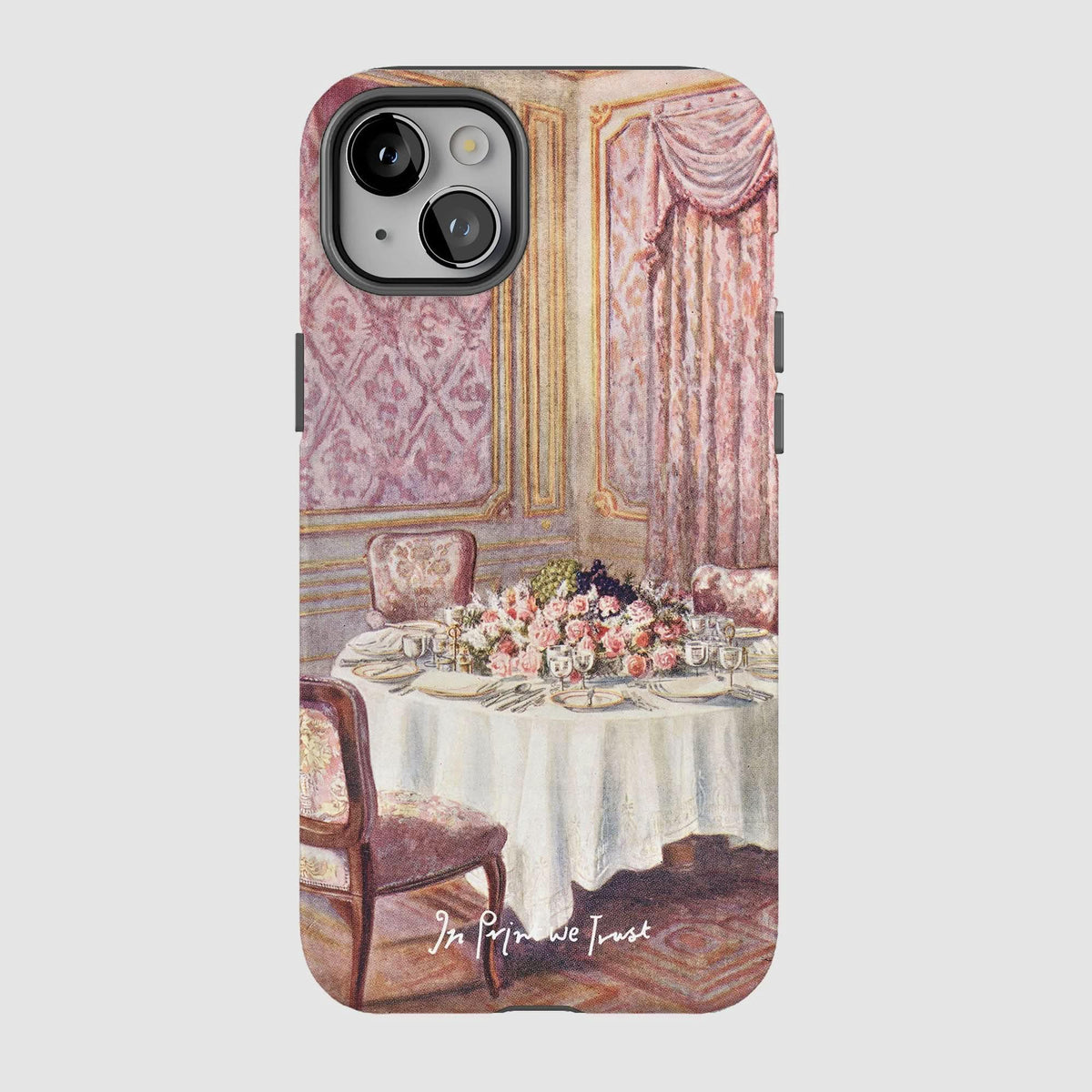 dinner tough iPhone case - In Print We Trust