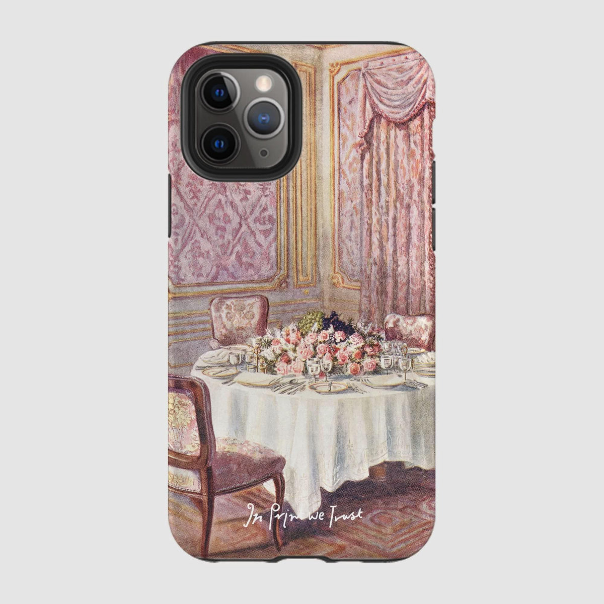 dinner tough iPhone case - In Print We Trust