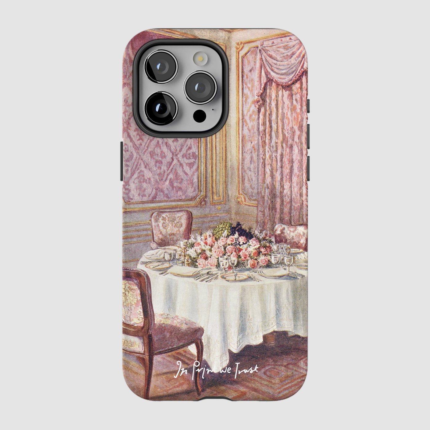 dinner tough iPhone case - In Print We Trust