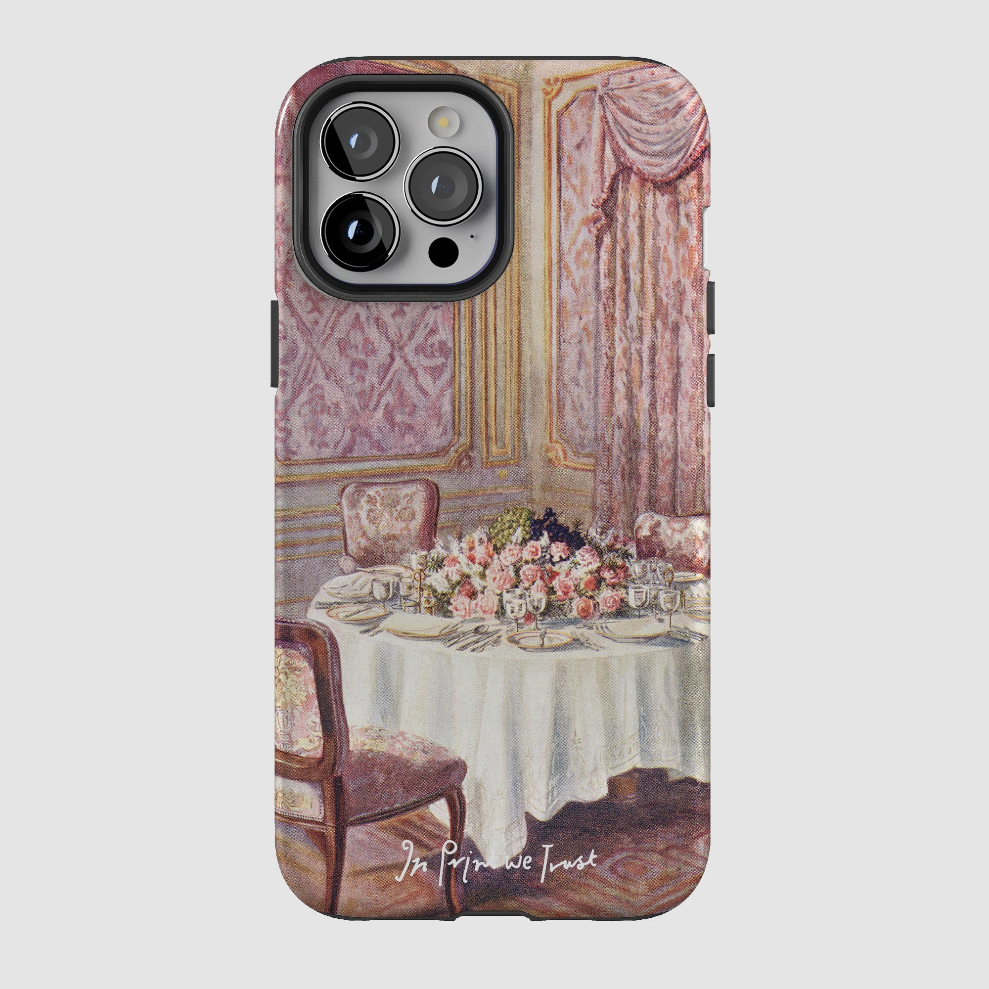 dinner tough iPhone case - In Print We Trust