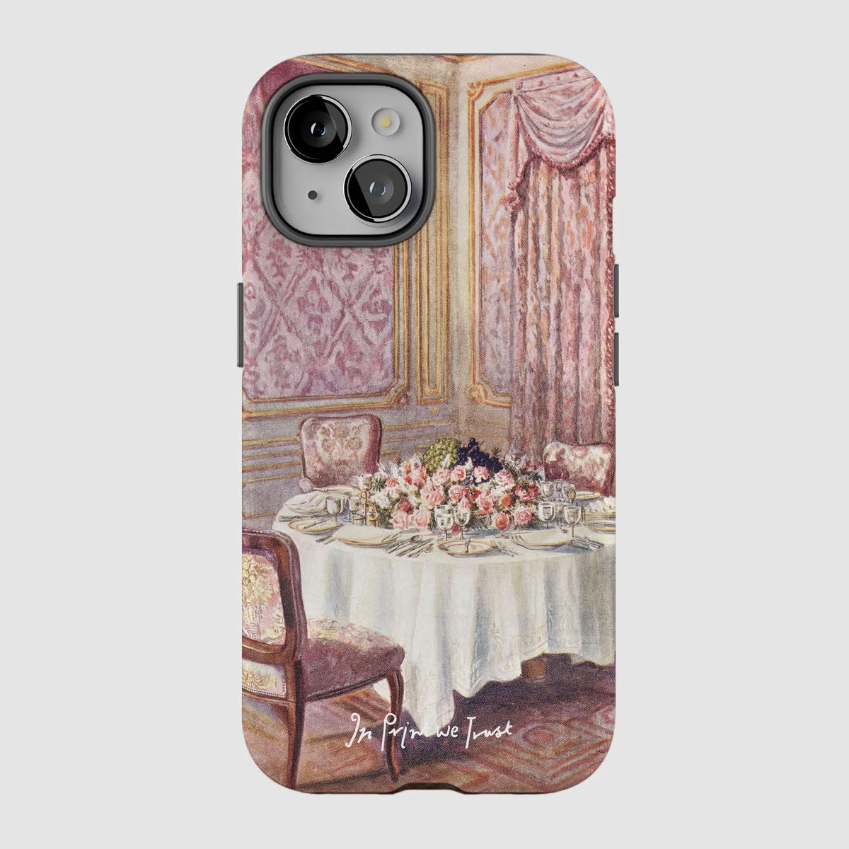 dinner tough iPhone case - In Print We Trust