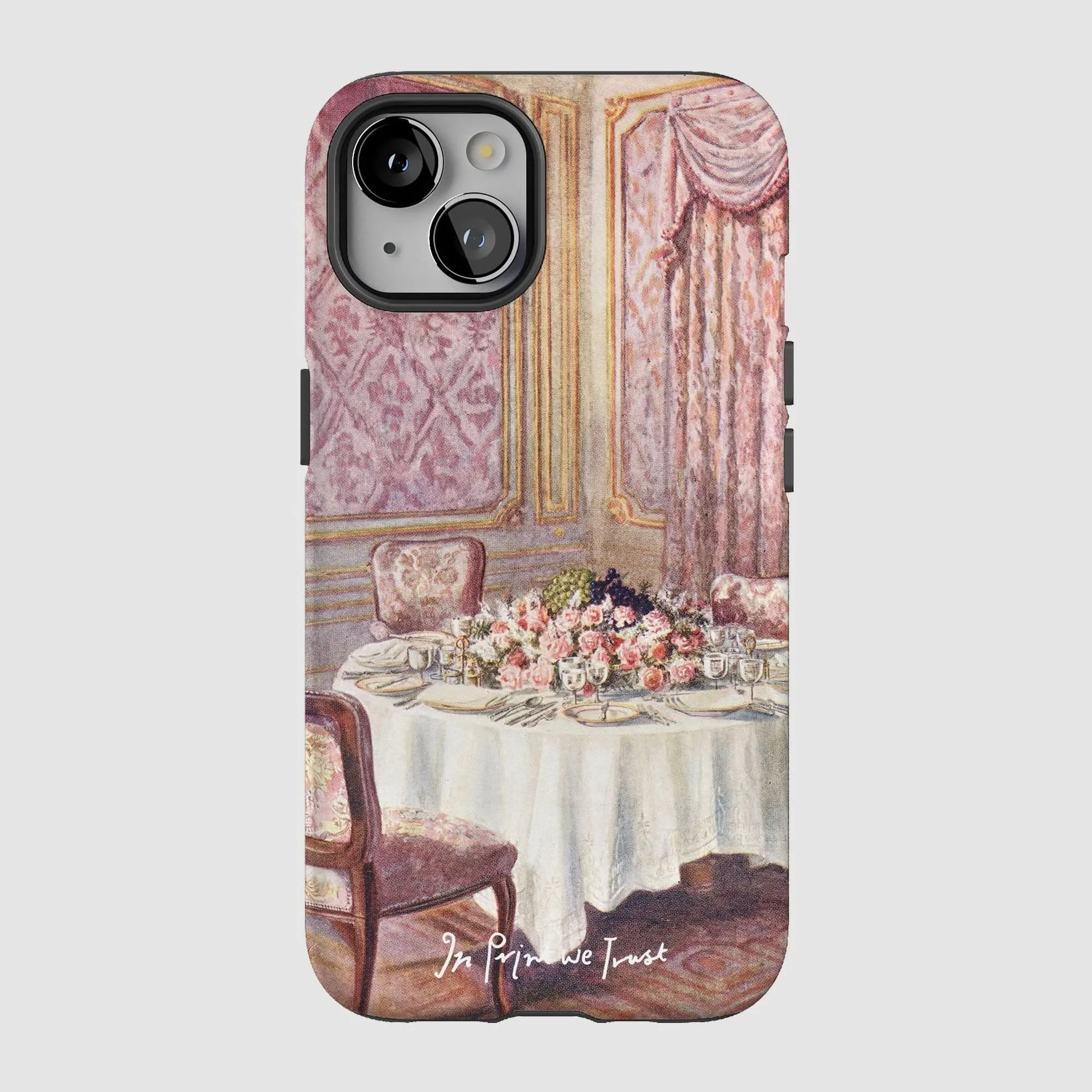 dinner tough iPhone case - In Print We Trust