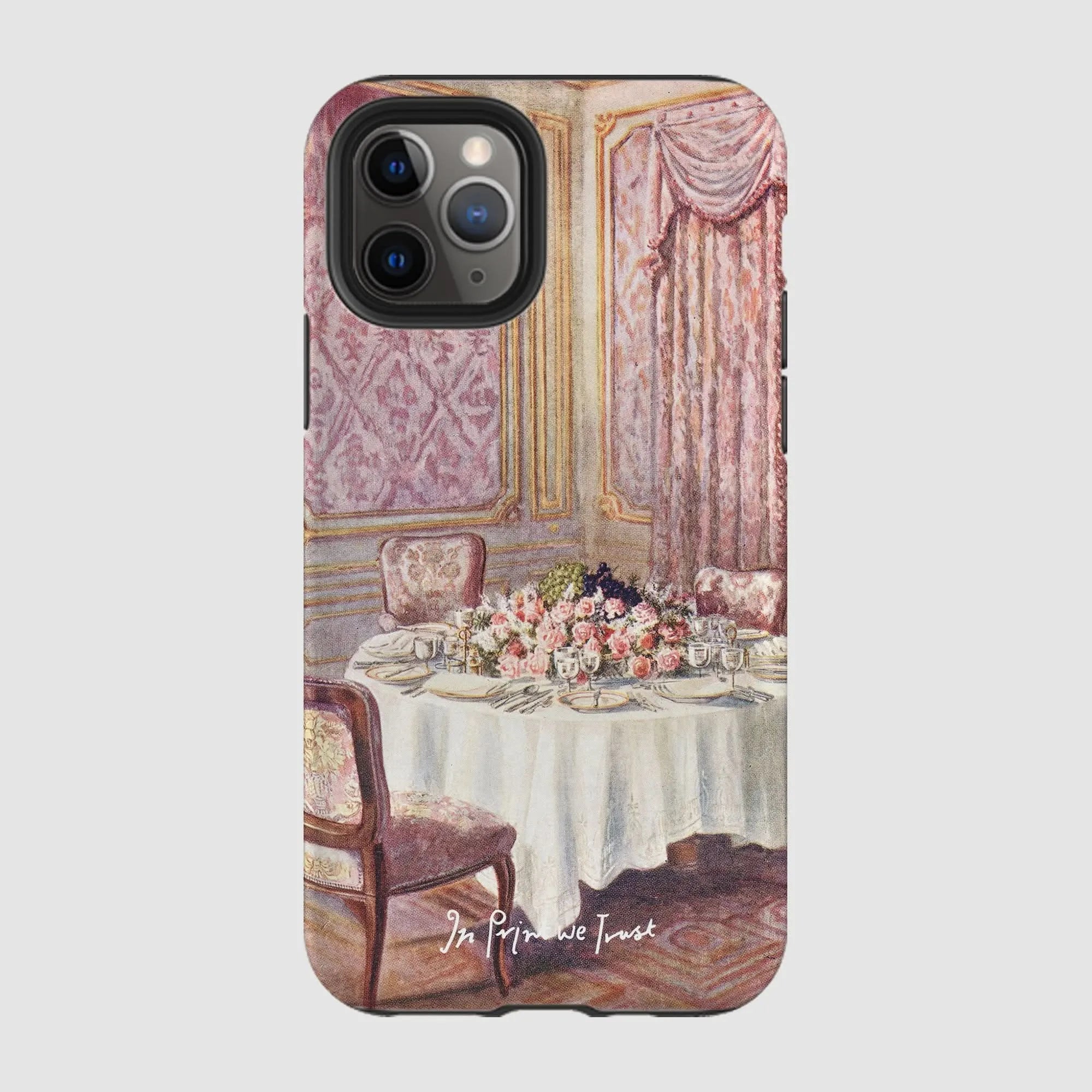 dinner tough iPhone case - In Print We Trust