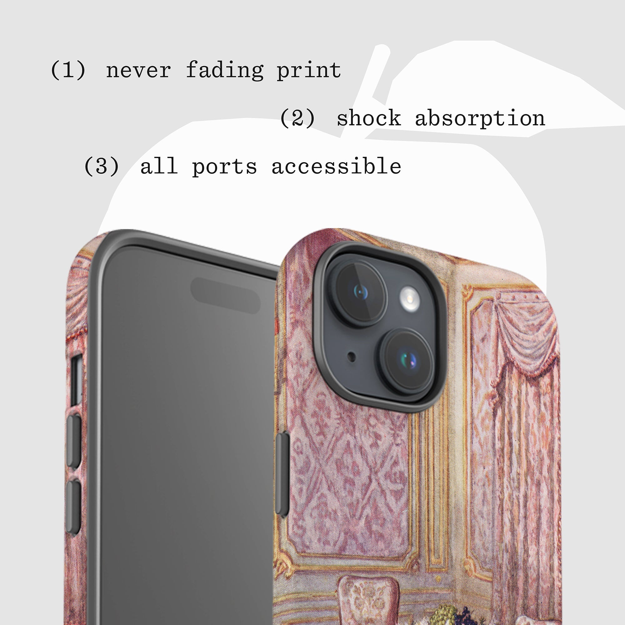 dinner tough iPhone case - In Print We Trust