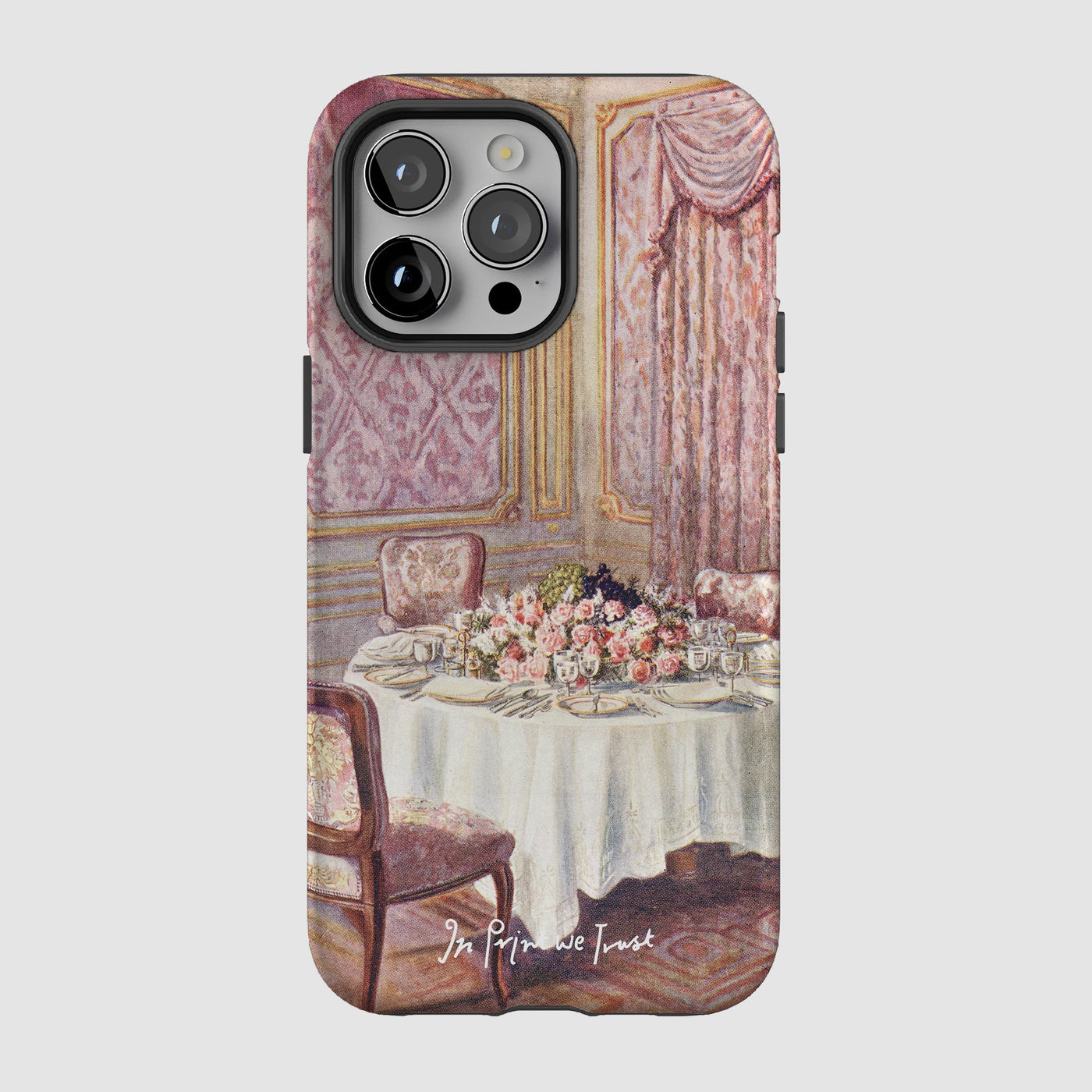dinner tough iPhone case - In Print We Trust