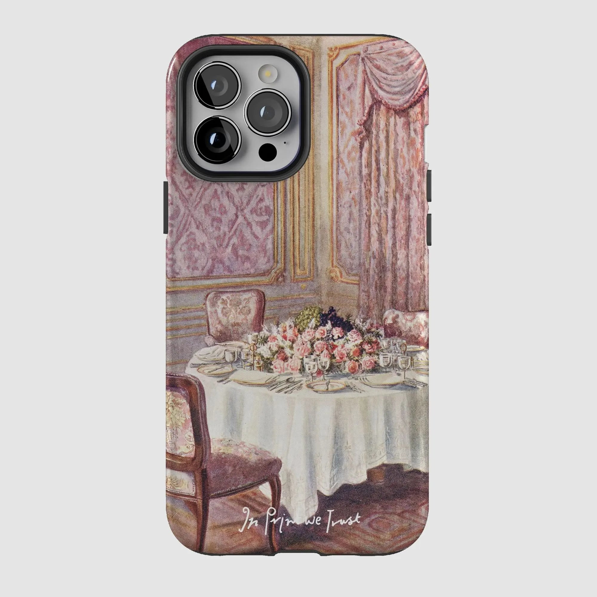 dinner tough iPhone case - In Print We Trust
