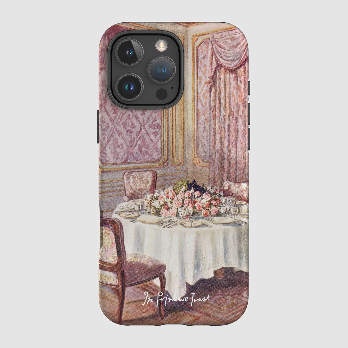 dinner tough iPhone case - In Print We Trust