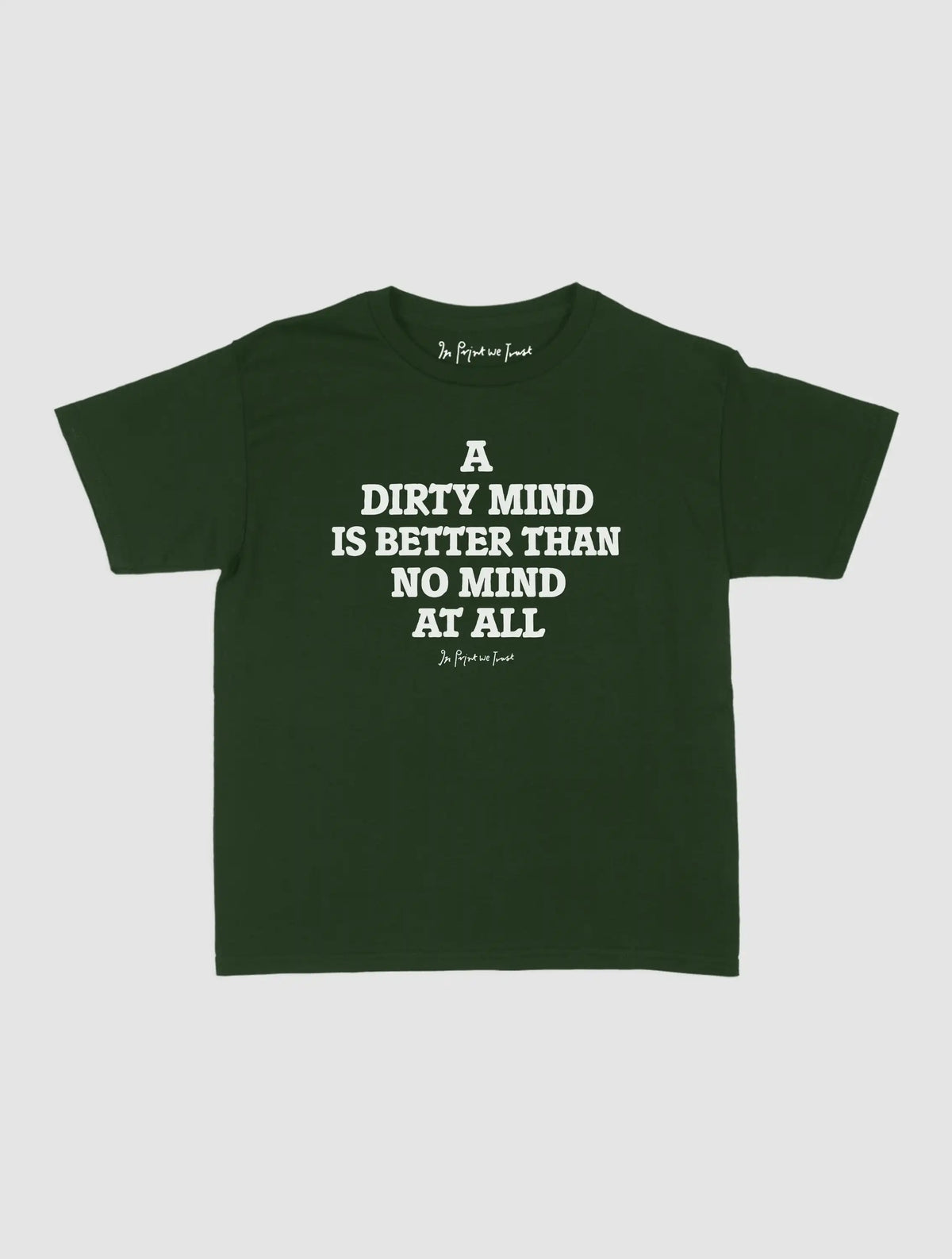dirty mind baby tee