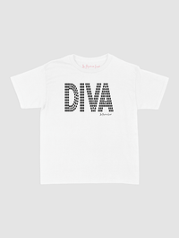 diva baby tee - In Print We Trust