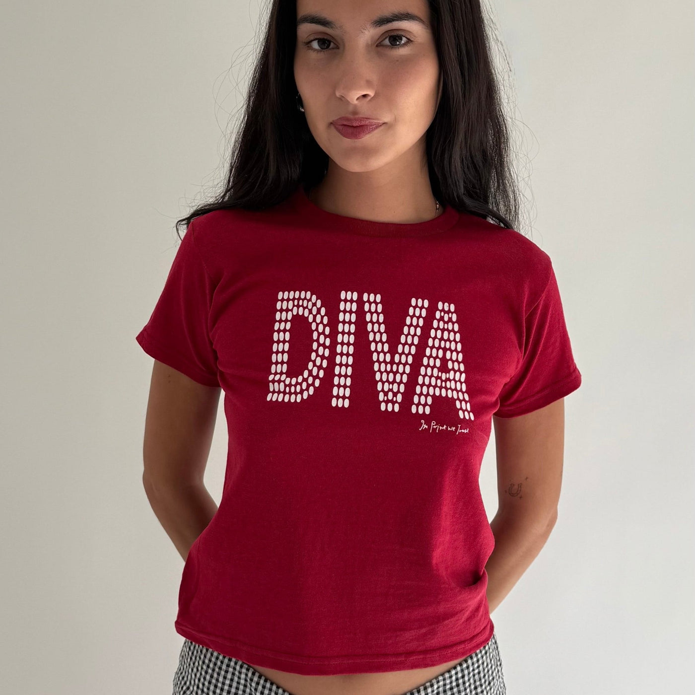 diva baby tee - In Print We Trust