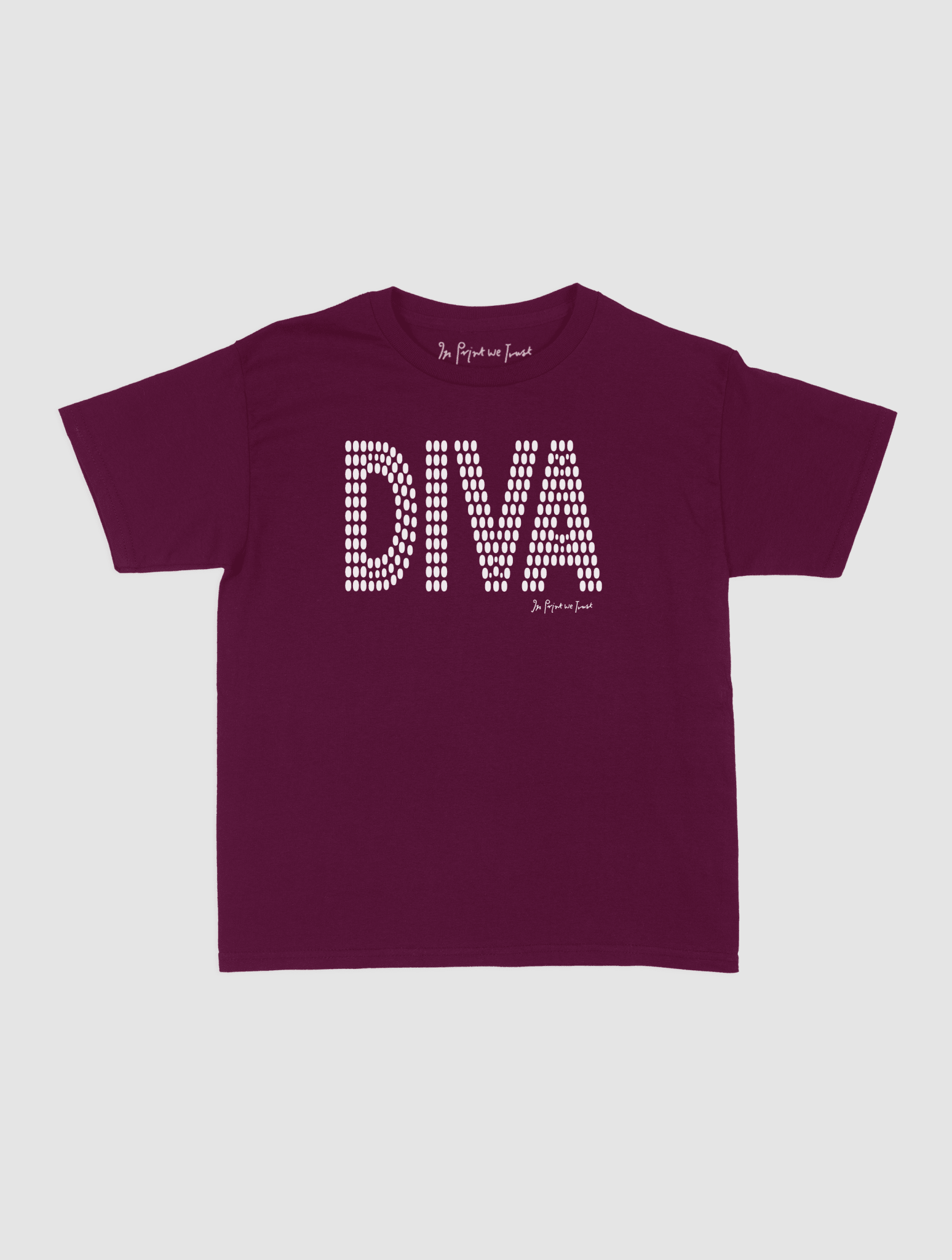 diva baby tee - In Print We Trust
