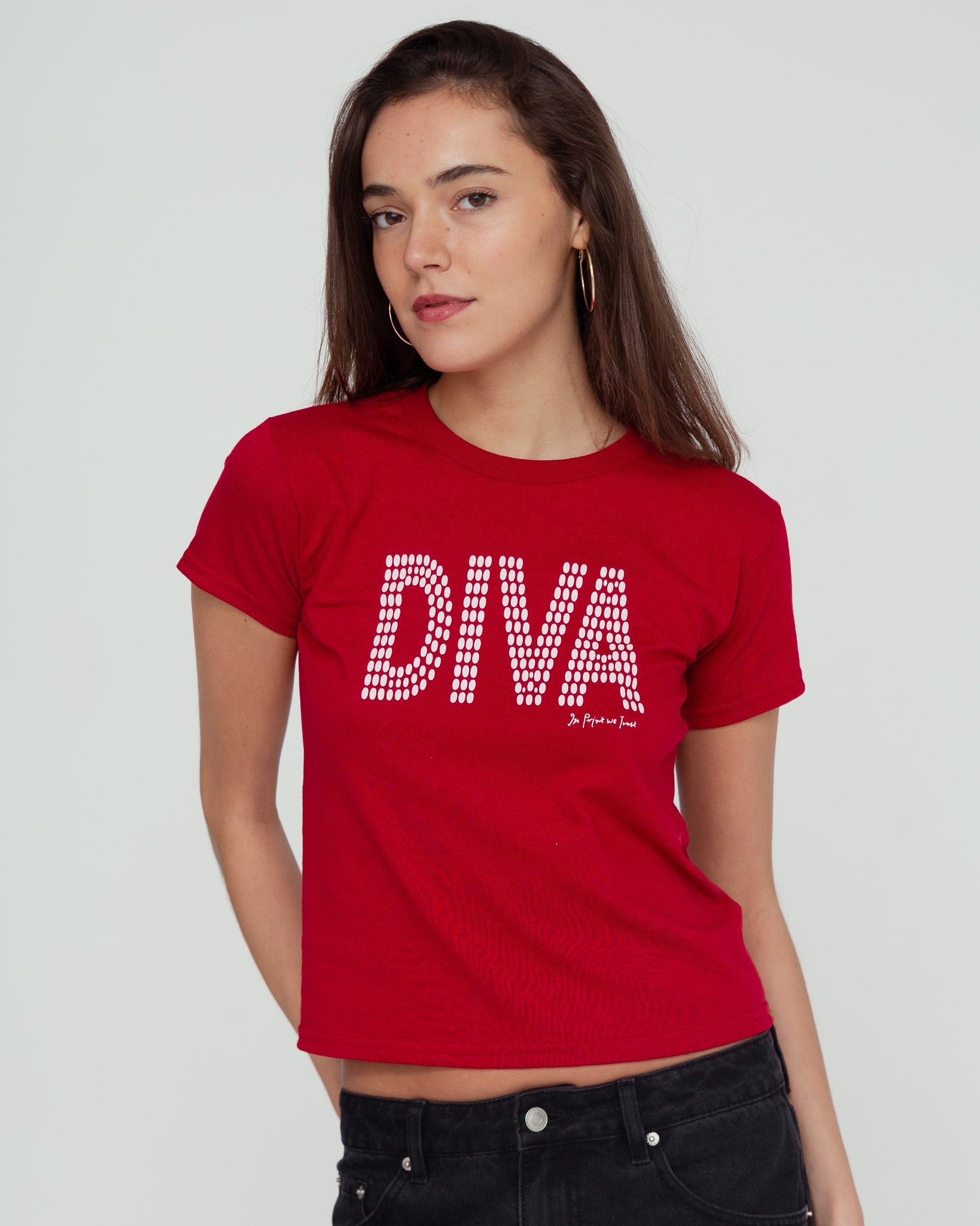diva baby tee - In Print We Trust