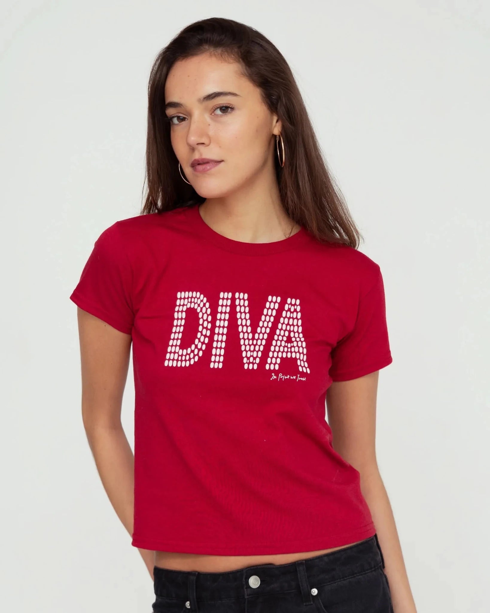diva baby tee - In Print We Trust