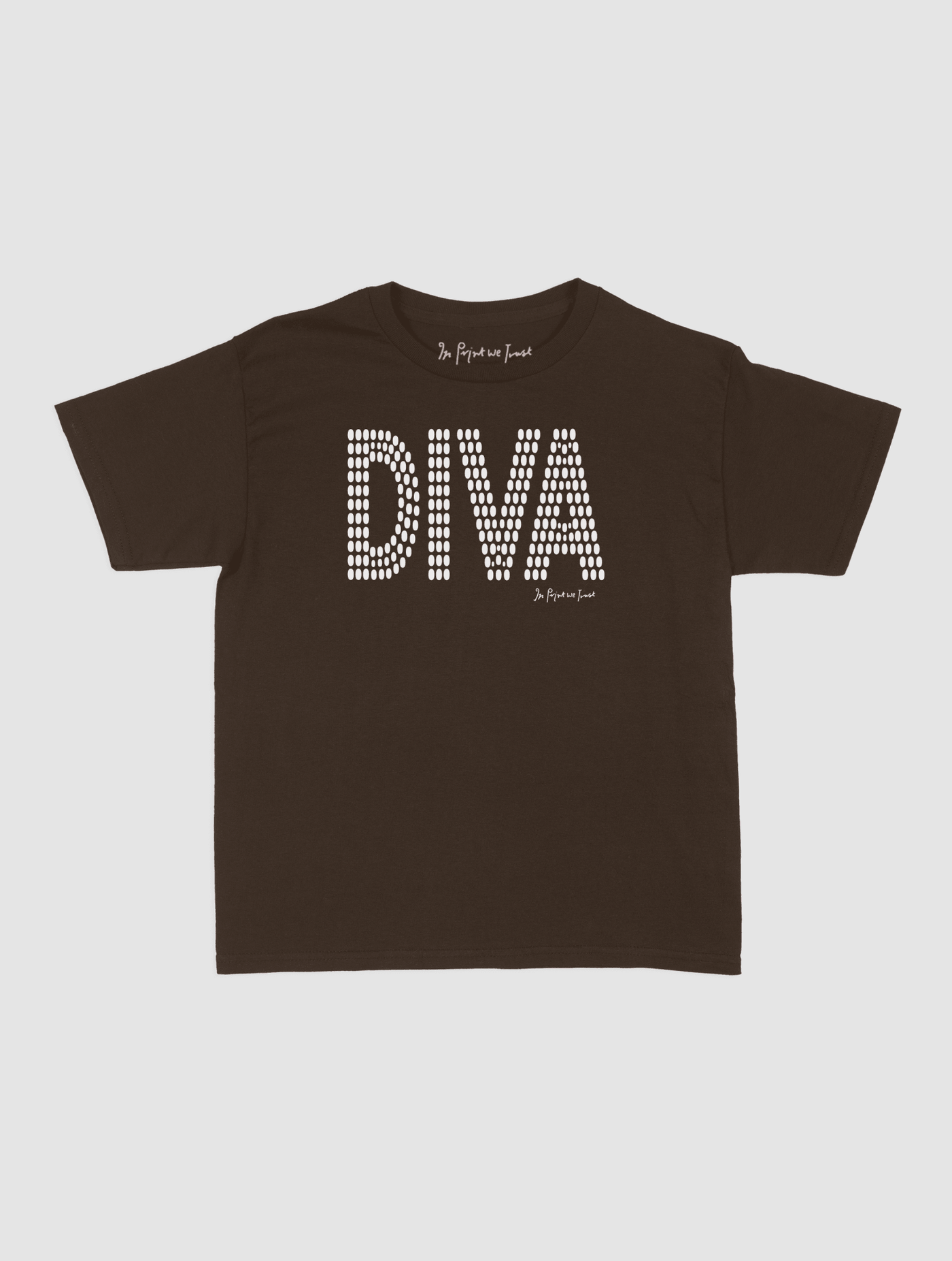 diva baby tee - In Print We Trust