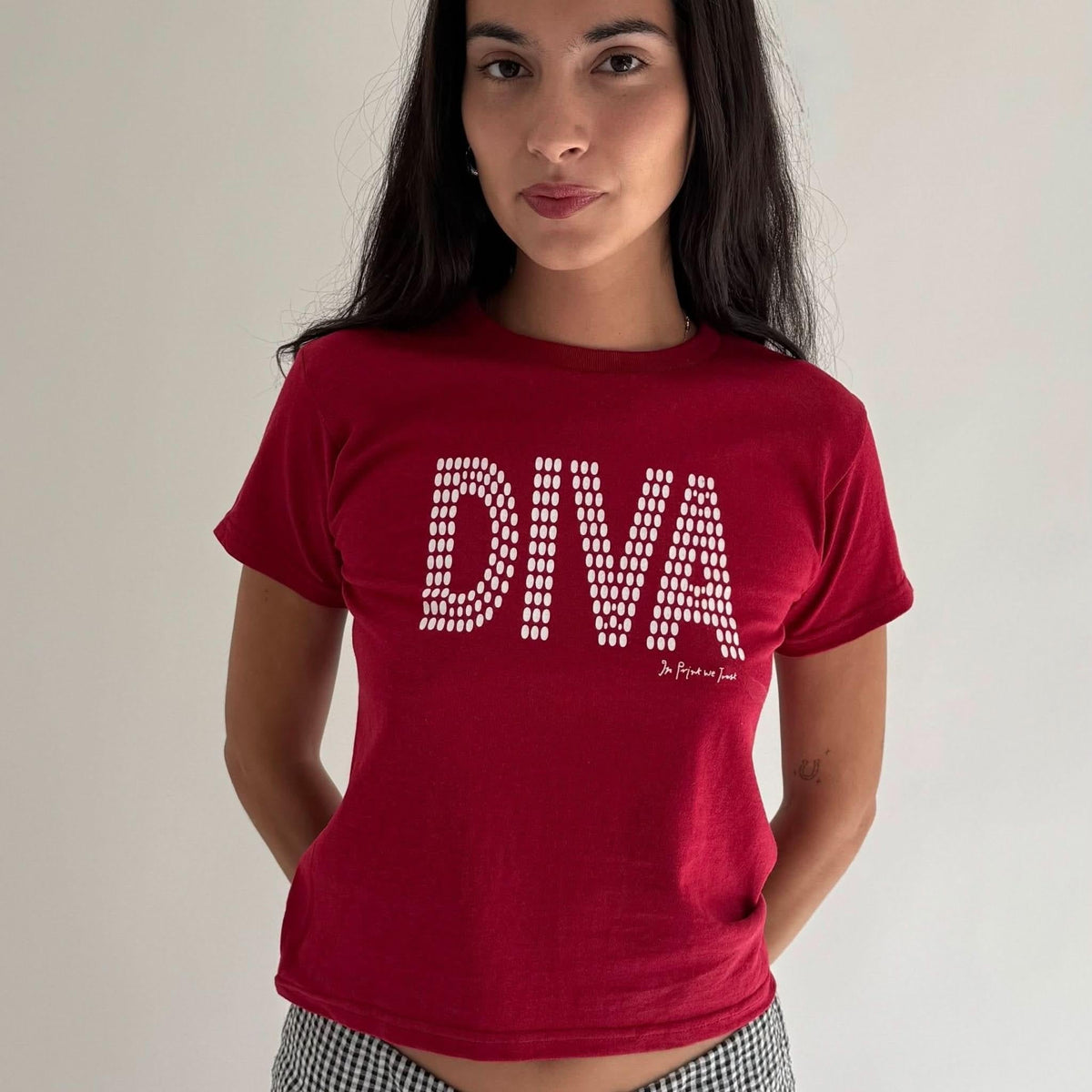 diva baby tee - In Print We Trust