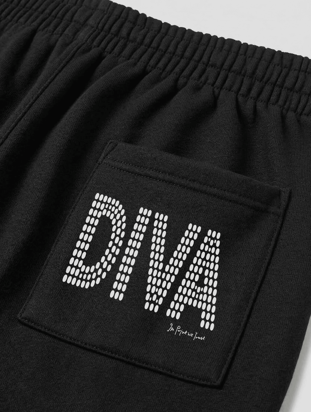 diva black sweatpants - In Print We Trust