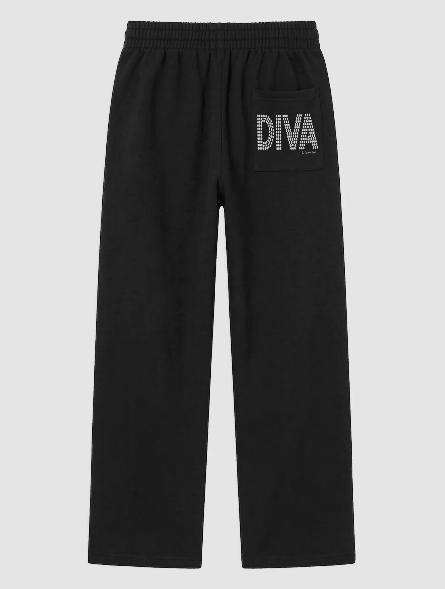 diva black sweatpants - In Print We Trust