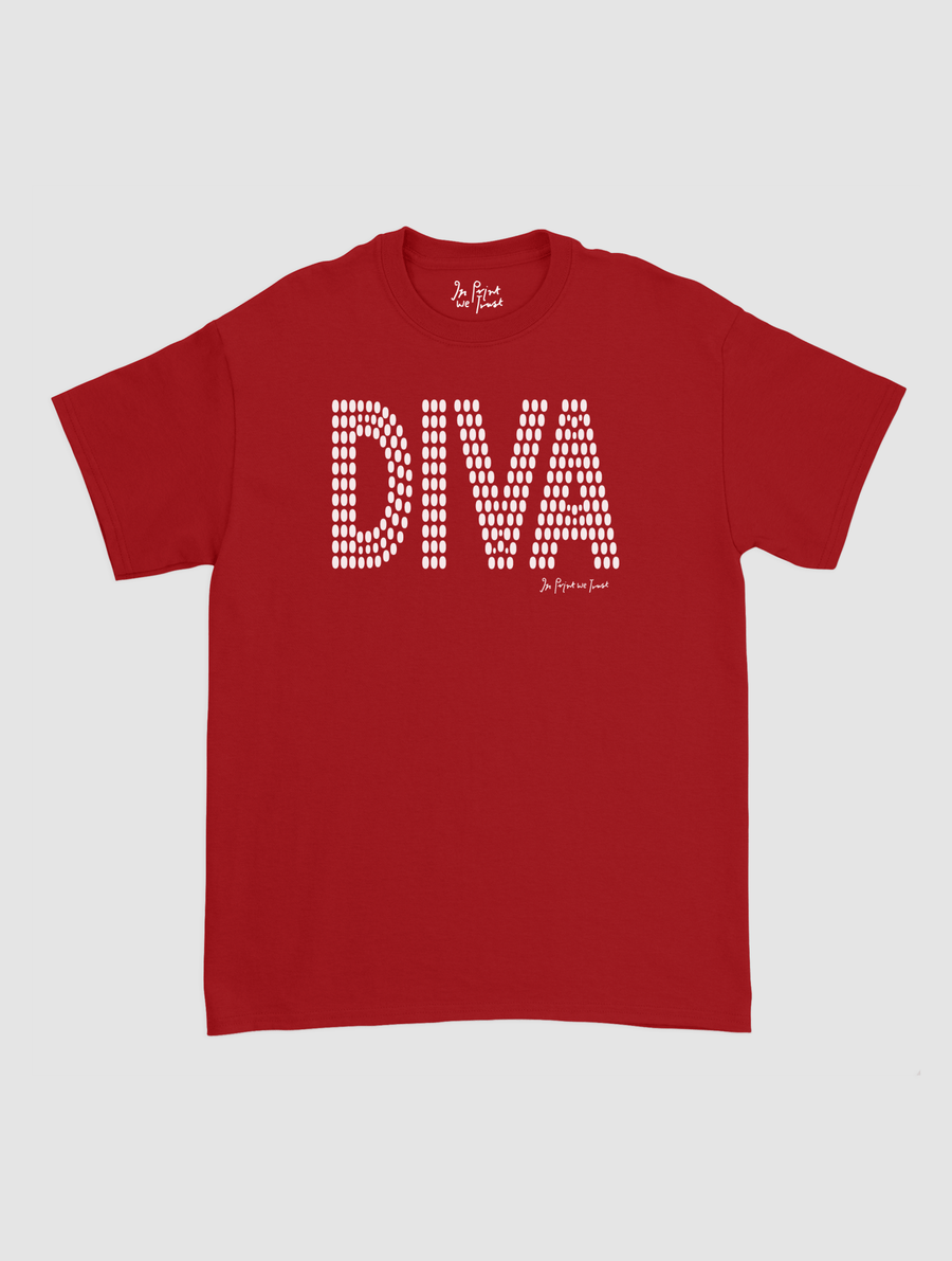 diva classic tee - In Print We Trust
