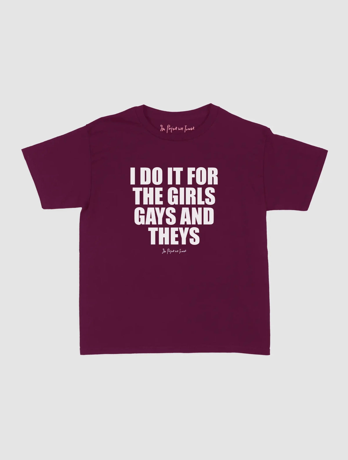 do it baby tee - In Print We Trust