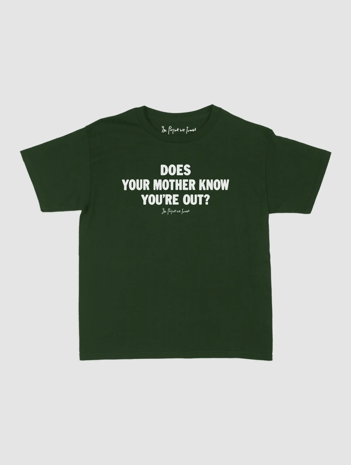 does your mother know baby tee