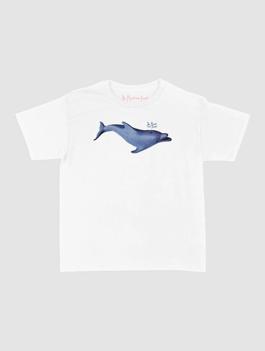 dolphin baby tee - In Print We Trust