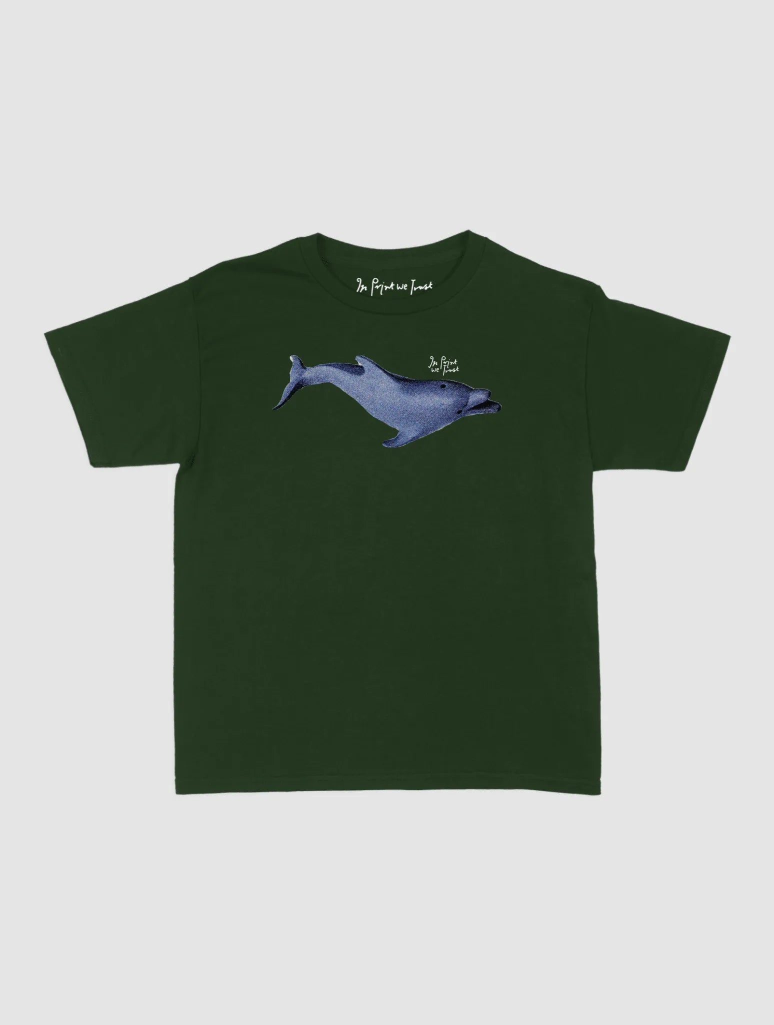 dolphin baby tee - In Print We Trust
