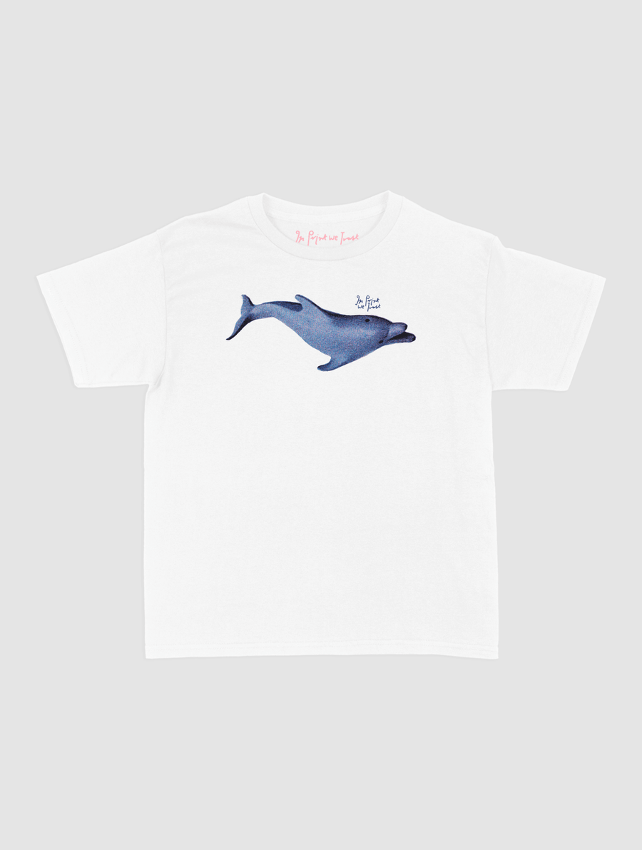 dolphin baby tee - In Print We Trust