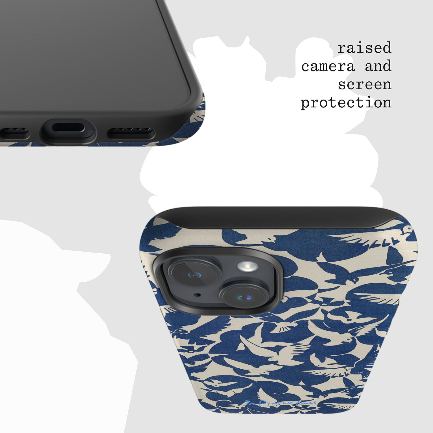 doves tough iPhone case - In Print We Trust