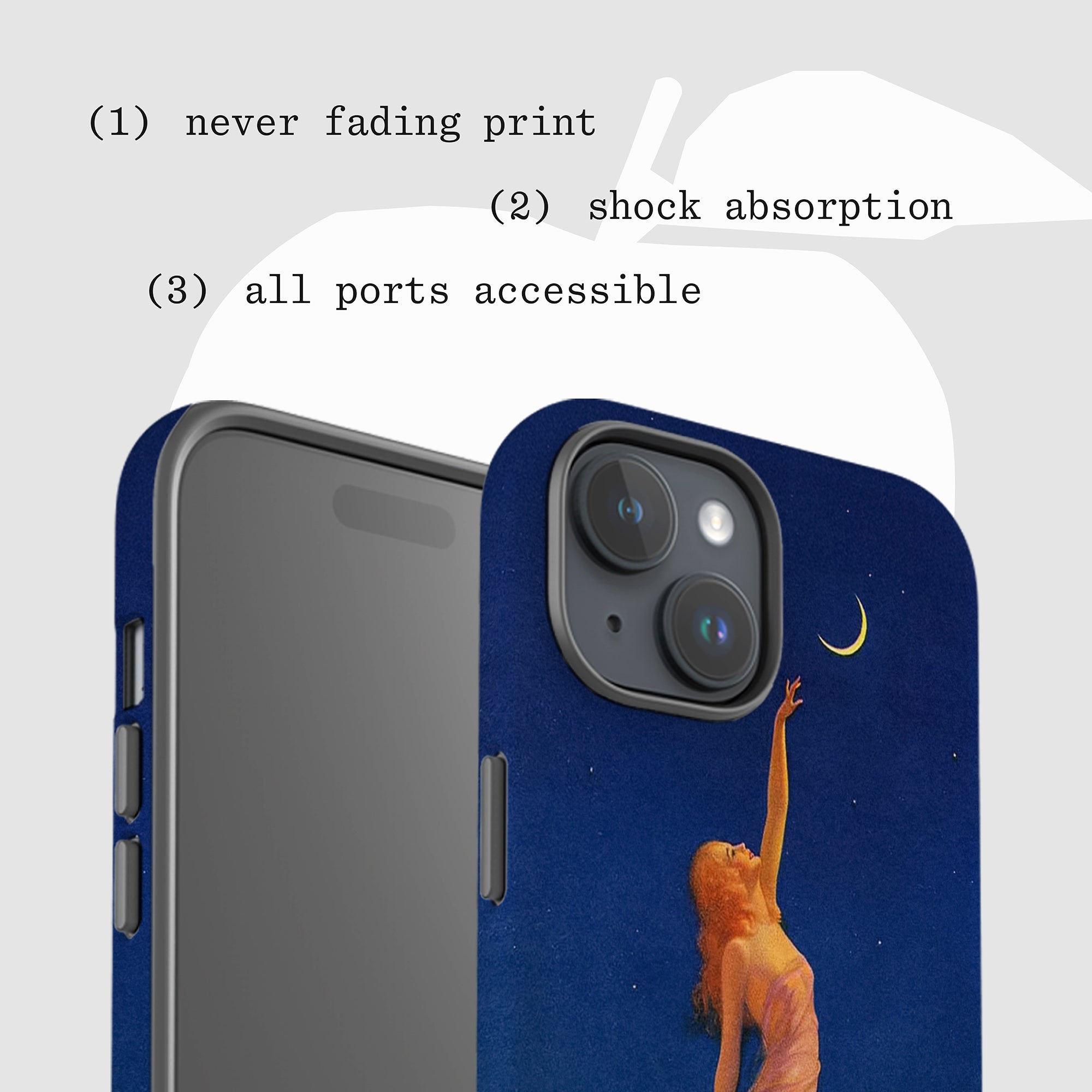 dreamer tough iPhone case - In Print We Trust