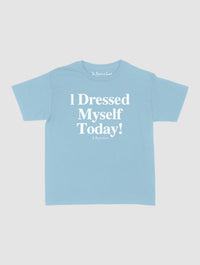 dressed myself baby tee