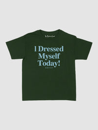 dressed myself baby tee