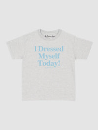 dressed myself baby tee