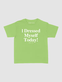 dressed myself baby tee