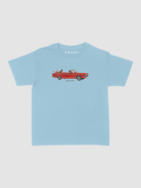 drop top baby tee - In Print We Trust