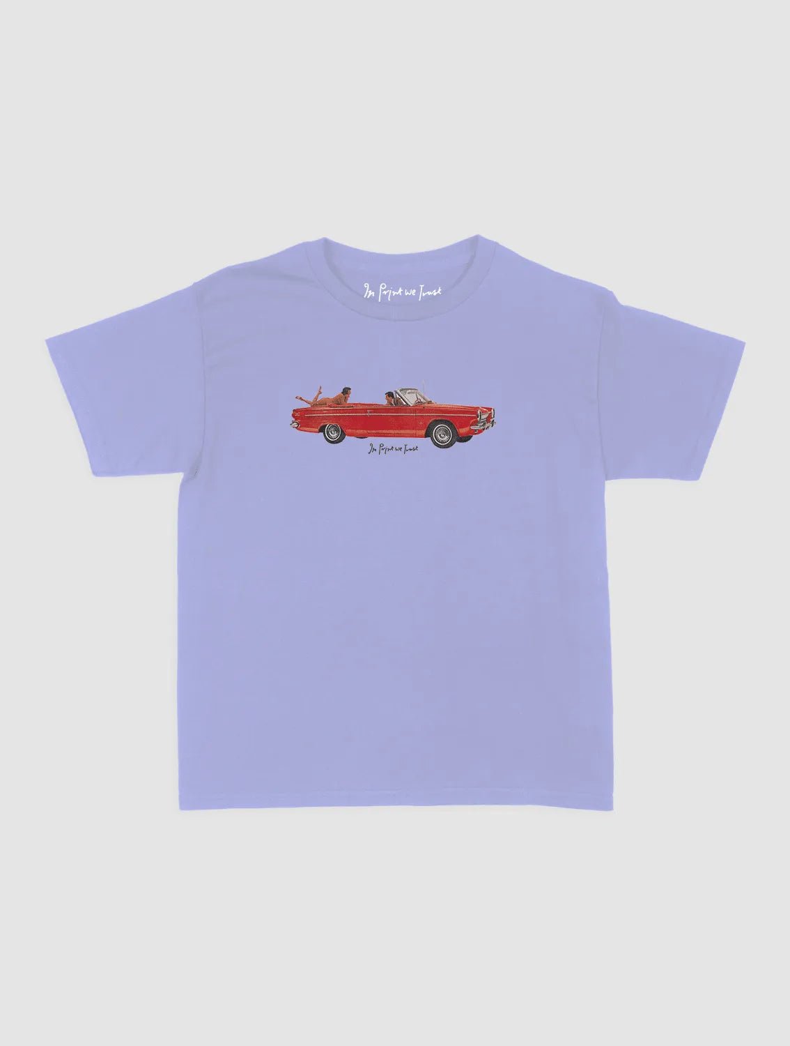 drop top baby tee - In Print We Trust