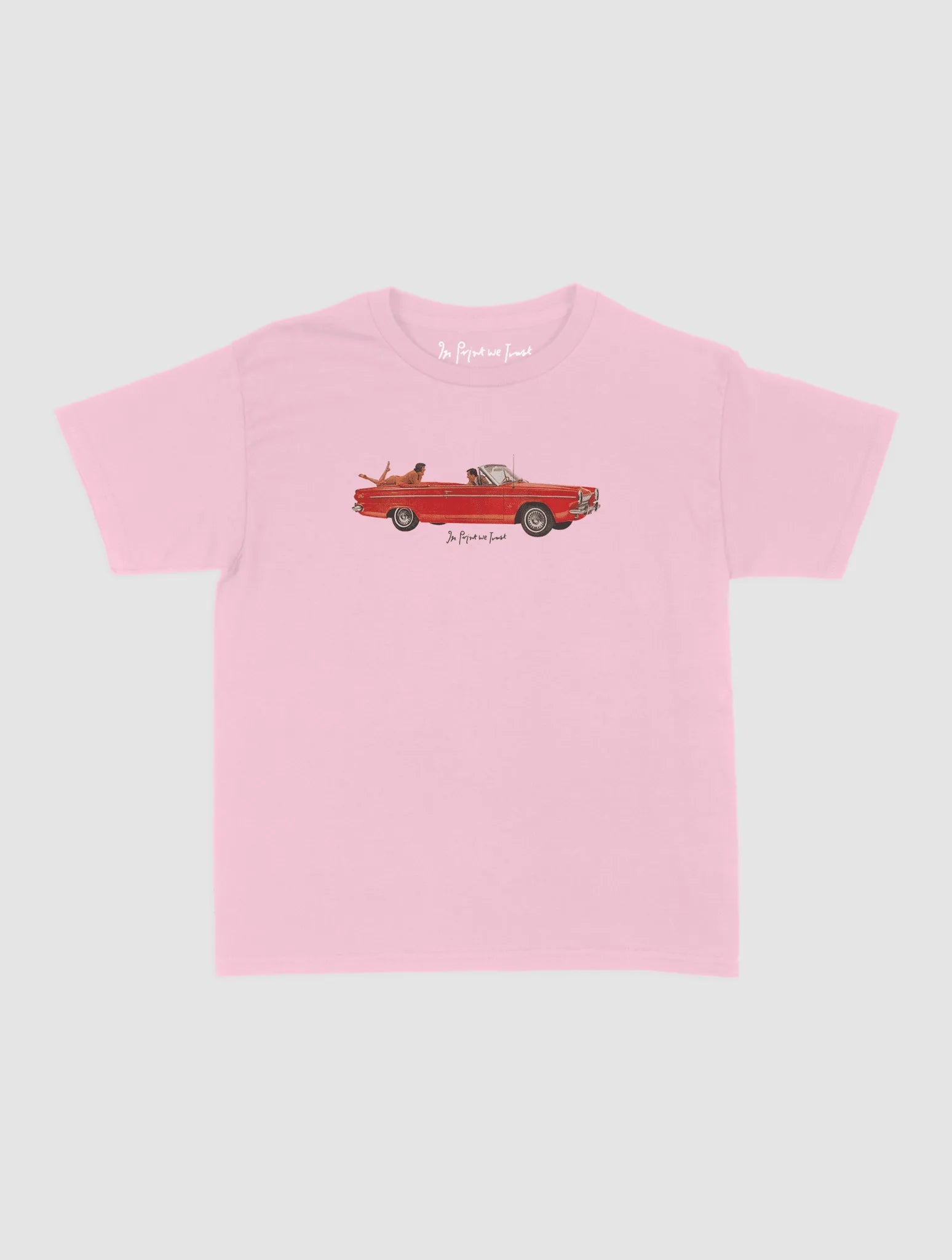 drop top baby tee - In Print We Trust