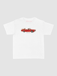 drop top baby tee - In Print We Trust