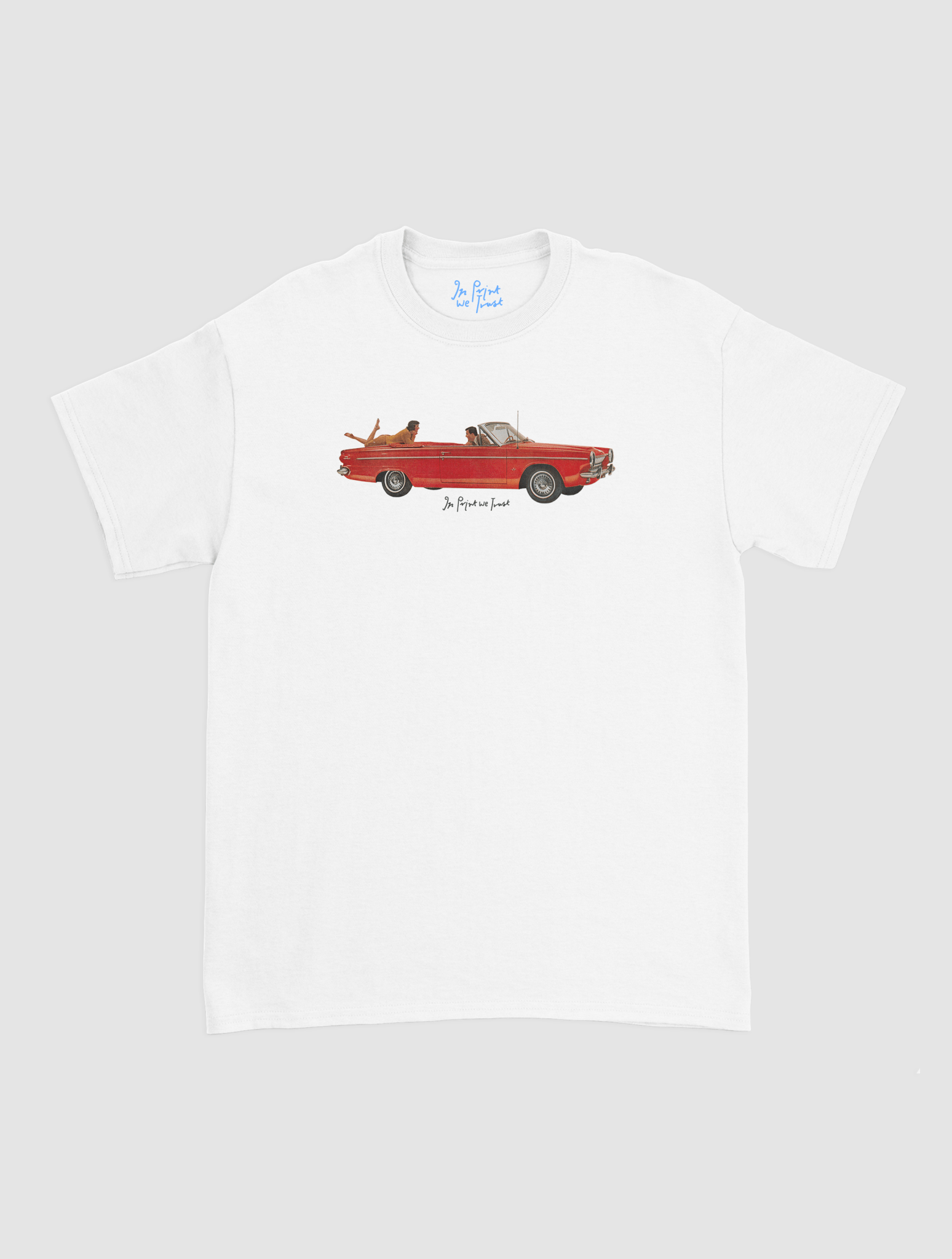 drop top classic tee - In Print We Trust