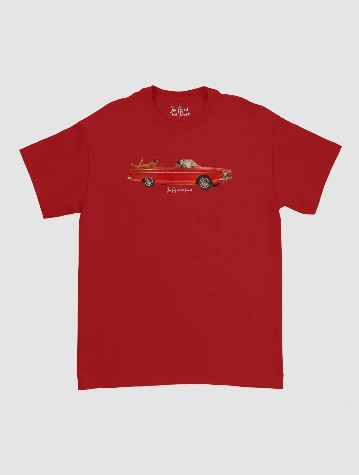 drop top classic tee - In Print We Trust